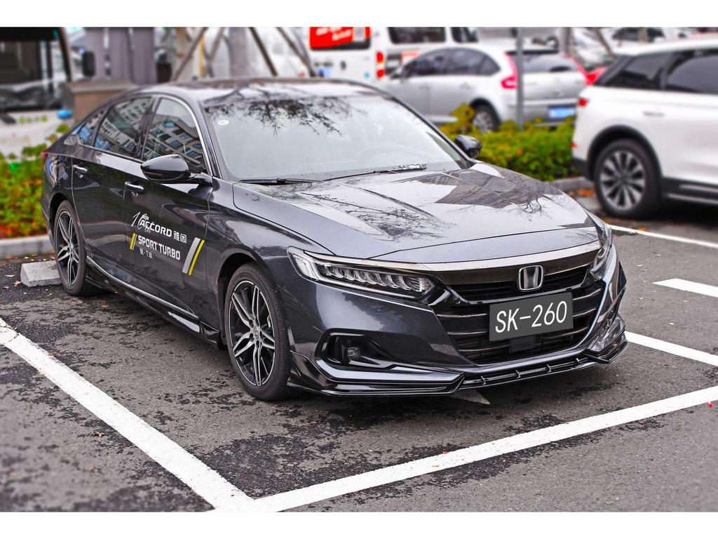 2022 Accord 10.5th Gen SK-260 Sport Kit: Front Lip, Rear Spoiler, Side Skirts, Bumper Corners