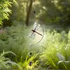 Solar Wind Chimes 2D Waterproof Dragonfly Glowing Decor Wind Chimes For Outside Solar Powered For Garden Yard Patio Porch