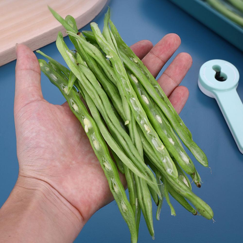 Stainless Steel Green Remover French Bean Cutter Green Bean Slicer Stringer Long Bean Shredder