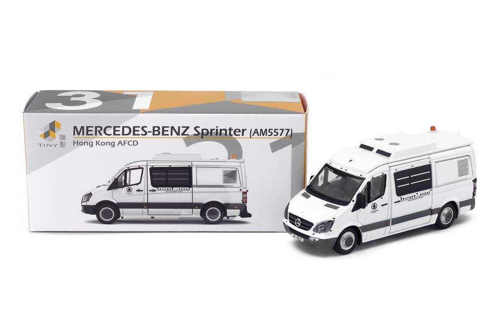 Tiny City Scale Sprinter AFCD Vit 1/76 Nr.31 Mercedes-Benz