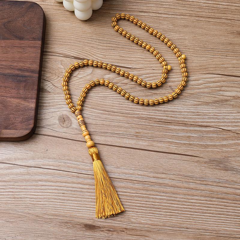 Ručně vyráběný saúdskoarabský náramek s 99 korálky pro muslimské modlitby