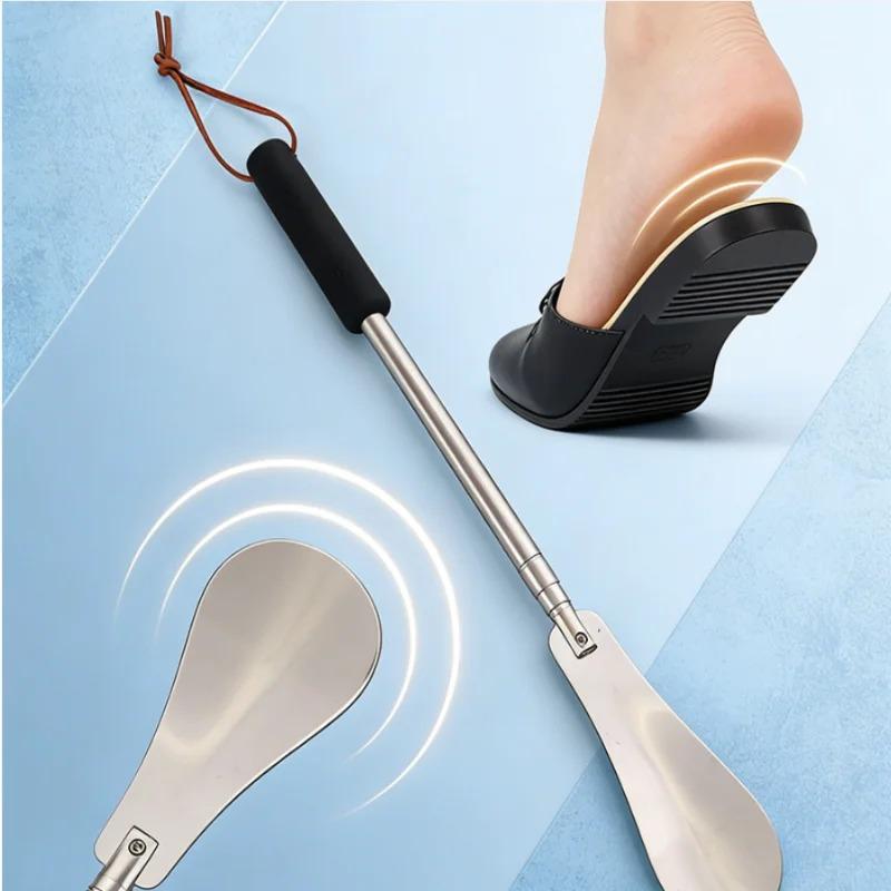 New Adjustable Telescopic Shoe Horn Long-Handled Shoe Remover for Seniors Pregnant Women Convenient Use