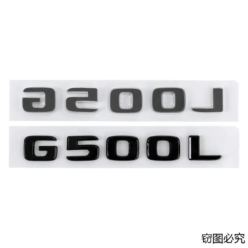 ABS Letters Decal Car Rear Trunk Emblem Stickers Tail Badge for Mercedes Benz G230L G300L G350L G500L Exterior Accessories AC1