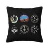 Custom Pilot Spitfire Pillow Case 40X40Cm Air Fighter Army Helmet Nordic Cushion Cover Car Pillowcase