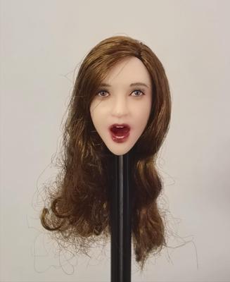 Toys Hobbies Scale Action Figure Head for TBLeague and Other Pearl White Direct Open Mouth Long Beauty and Outfit Not Curly & [TOYBARJAPAN] 1/6