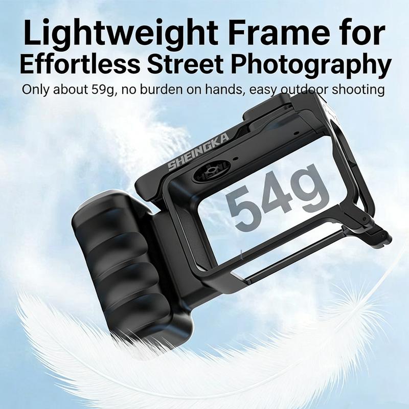 Action 6 Camera Grip Holder Cage Xplorer Grip for DJI OSMO Action 6 Accessories Shutter Button Photography Handle