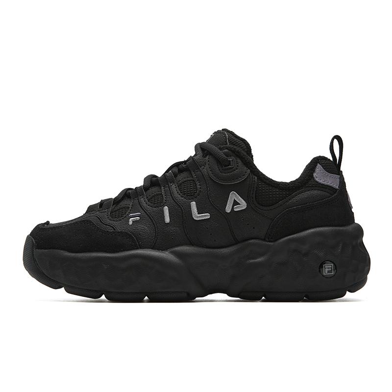 FILA MUFFIN Амортизирующие Износостойкие Легкие Тепловые Низкие Повседневные Кроссовки Женские Черные F12W541123FBK 37.5