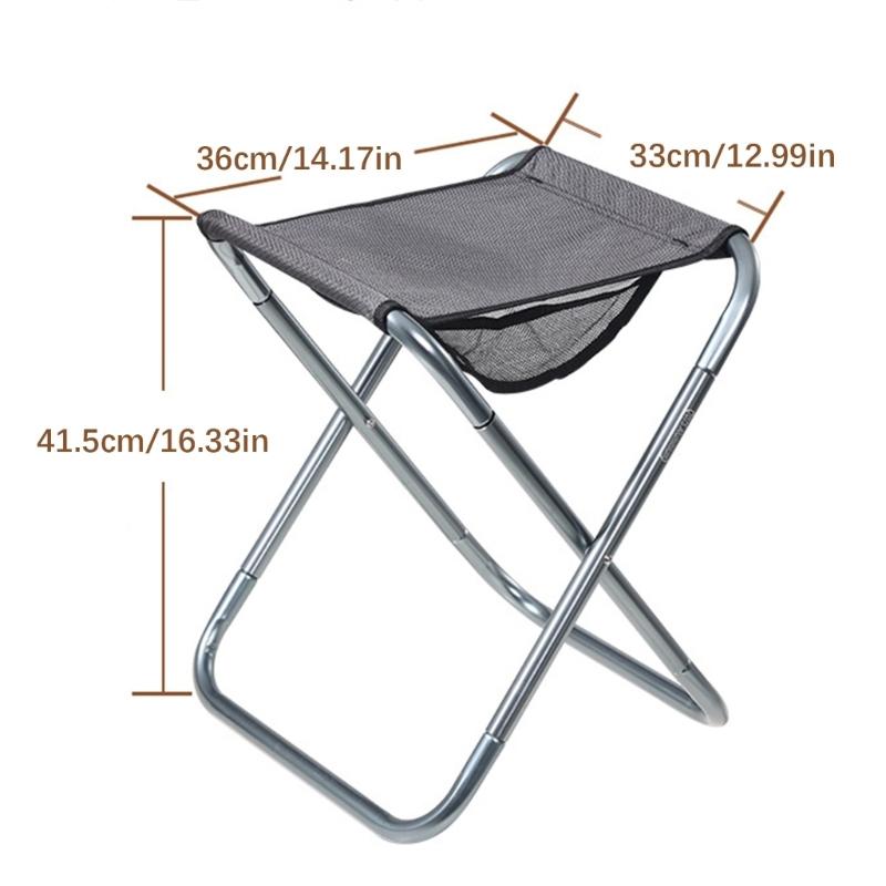 Multipurpose Aluminum Construction Folding Stool For Artists Photographers And Outdoor Event Attendees Fishing Chair