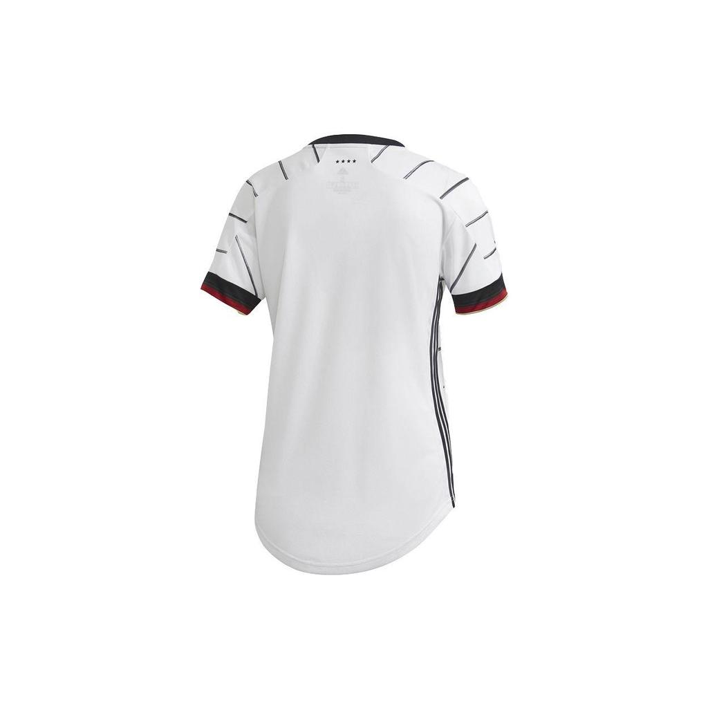 Adidas Germany 2020/21 Home Jersey Women's Short Sleeve Football Shirt White EH6102