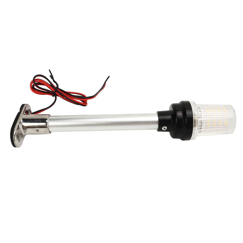10in Boat Anchor Light Polygon 360 Degree All Round LED Stern Pole Light for Marine Yacht Ships Fishing Boats