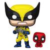 Figurine - Funko - Deadpool 3 - Wolverine Et Babypool - 3,75 Pouces - Multicolore - Collectionnable