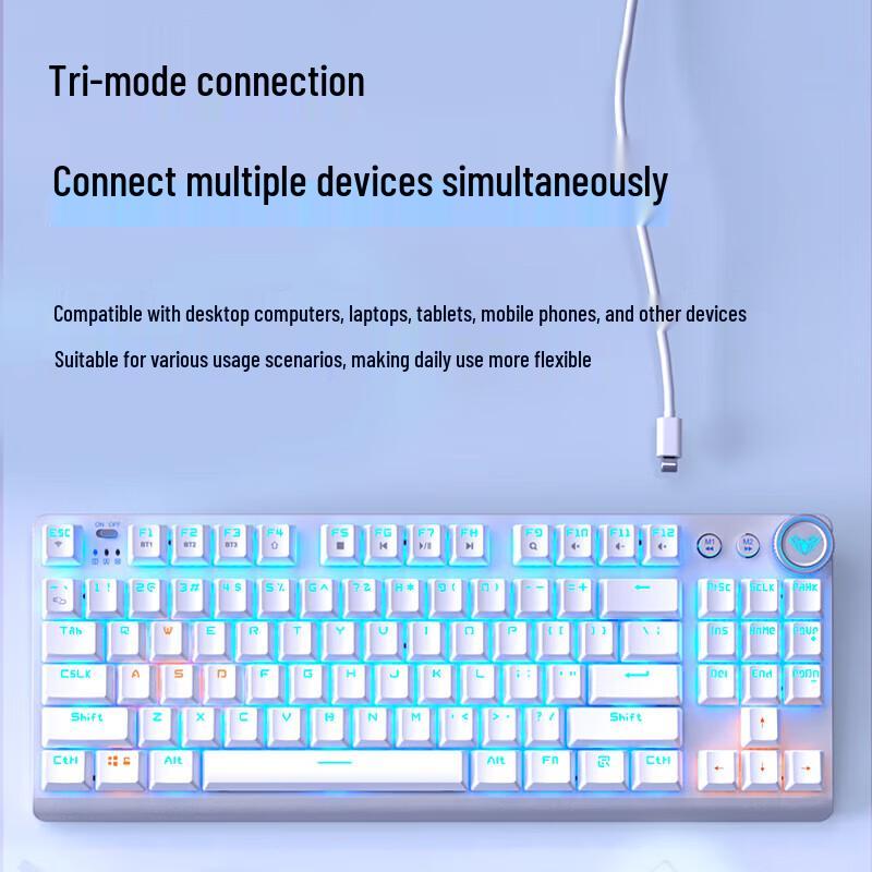 AULA F3001 Tri-Mode Hot-Swappable Mechanical Keyboard