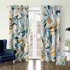 Tropical Vegetation Green Curtains Digital Printing Curtain Rod Pocket Curtains For Living Room Bedroom Home Decoration 2PCS