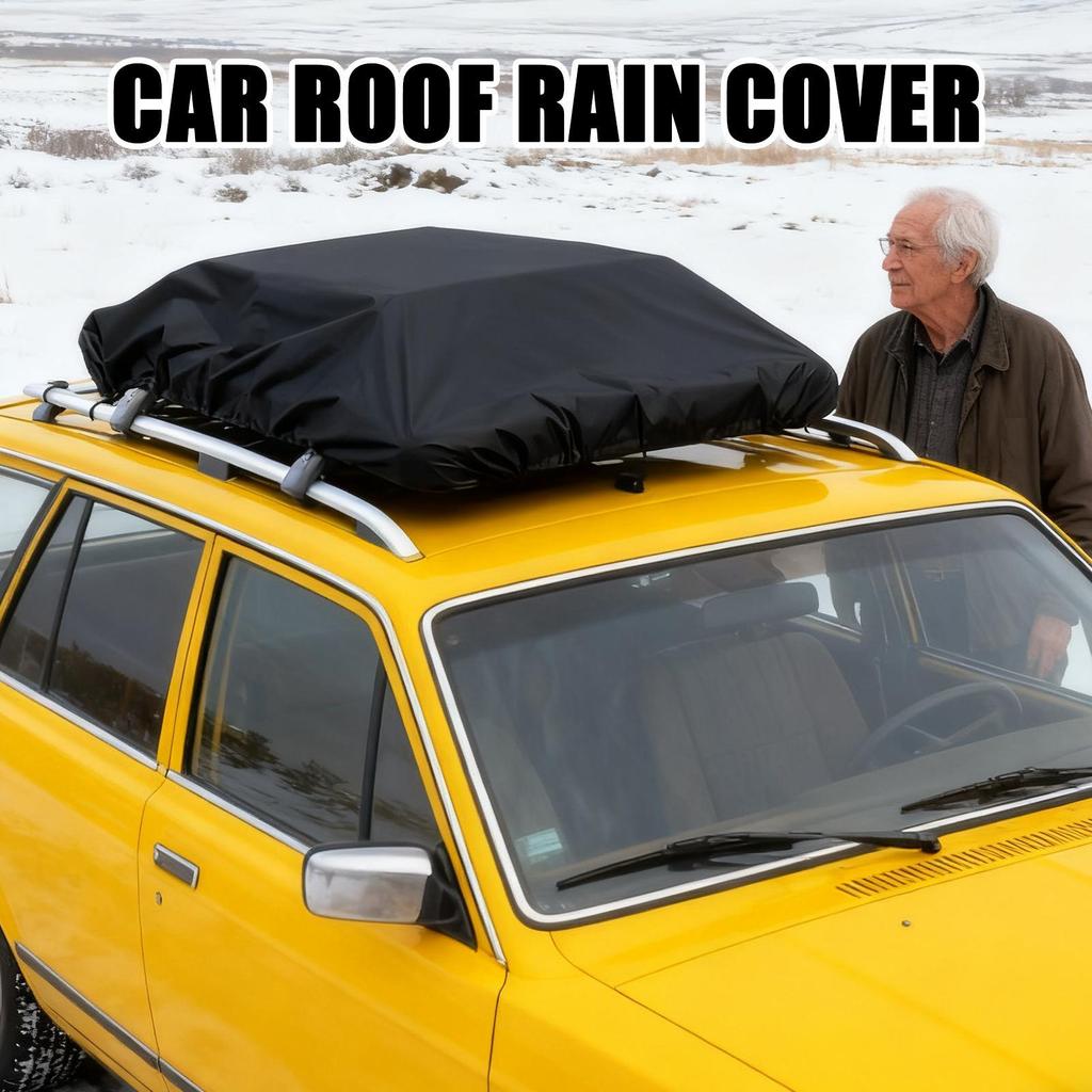 Roof Rack Cover Waterproof Luggage Bag Protector Dust Rain Resistant Travel Storage Case for SUV Car Automotive Camping Outdoor