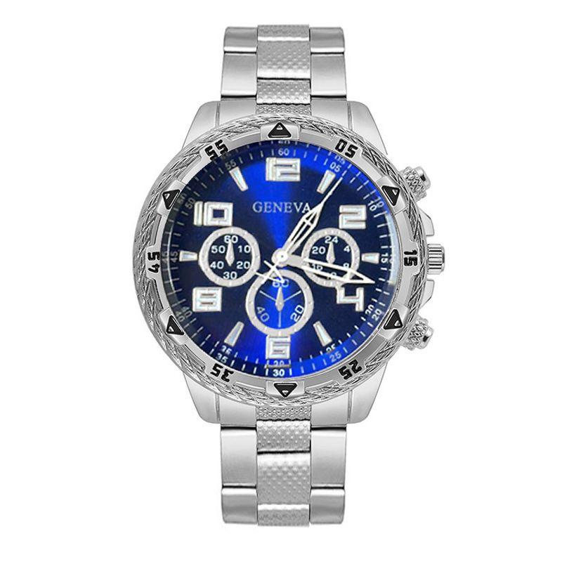 

Business Men s Casual Quartz Watches Sets Analog Golden & Silvery Alloy Strap Classic Mens Wrist Watch Sets Gifts for Men.