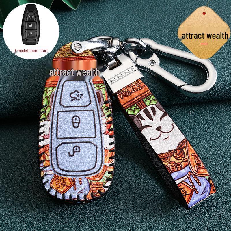 Ford Key Cover for Fiesta, Focus, Kuga, Ecosport, Edge, Mondeo