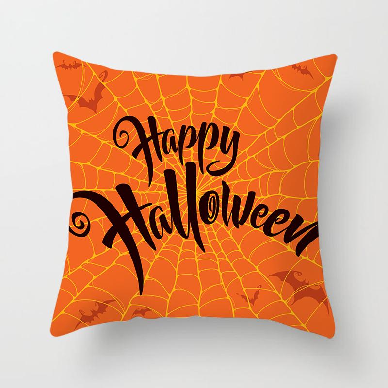 Buchstaben Wurfkissenbezug Halloween-Thema    Sofa Stuhl Bett Kissen  Heimdeko