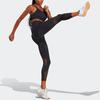 Adidas Tailored Impact Bra Solid Color High-Intensity Cross-Training Sports Bra Women Underwear Black HS7266