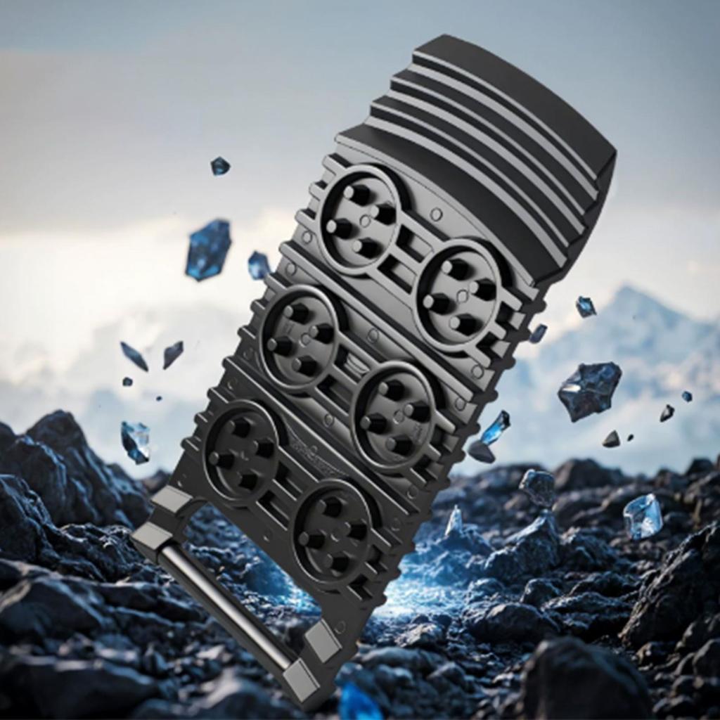 Car Tire Traction Mats Mud Snow Emergency Wheel Recovery Anti-Slip Vehicle Mud Snow Traction Pads For Trucks SUVs Road Extreme