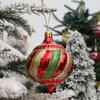 6pcs Reusable Painted Christmas Balls Pendant Shatterproof Xmas Tree Ornament  Holiday Wedding Party
