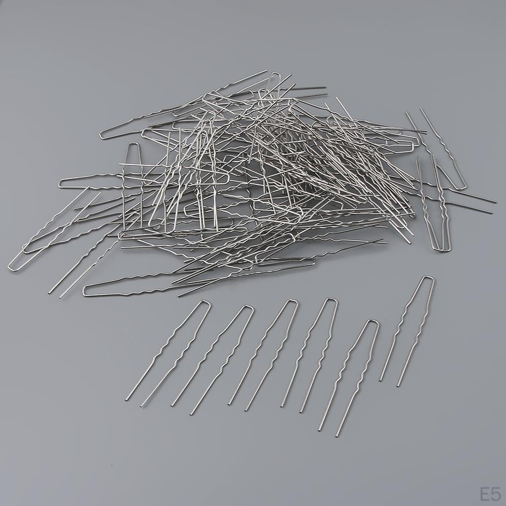 100 Pieces Waved Metal Hair