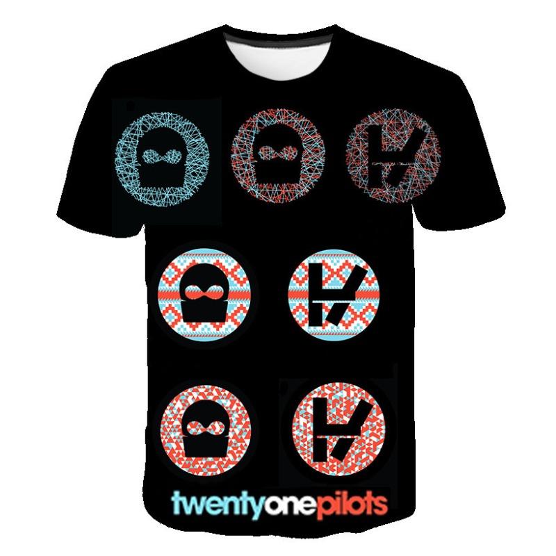 Summer Personalized Creative Character Pattern Men's Women's Casual T-shirt