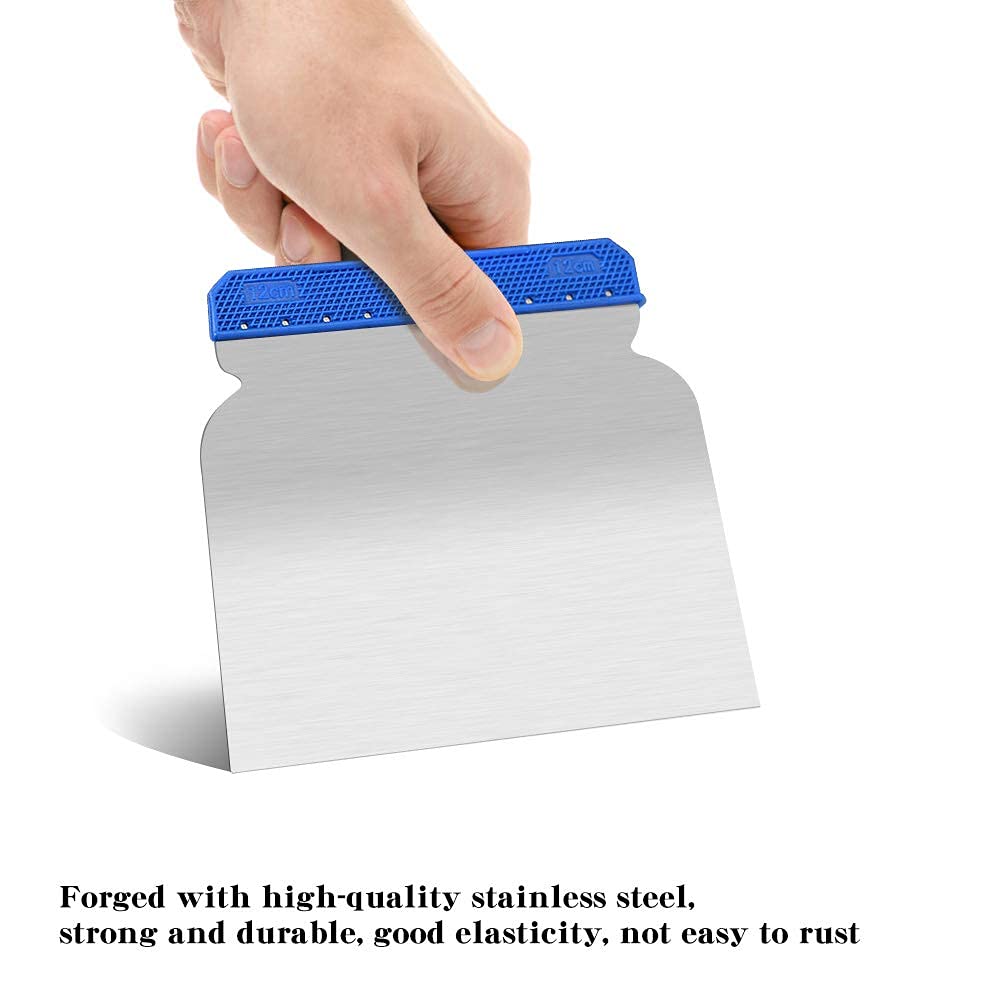 4 Stück/Set Schaber Spachtelmesser Klinge Malwerkzeuge Handverputzen Reinigungsklinge Spachtel für Tapete/Abziehbilder/Trockenbau-Finish