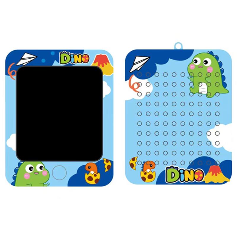OLOEY Kids Colorful Doodle Board - Blue Dinosaur