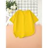 Kids Crewneck Short Sleeve Tee, Capybara Pufferfish Print Sports Casual Top for Kids