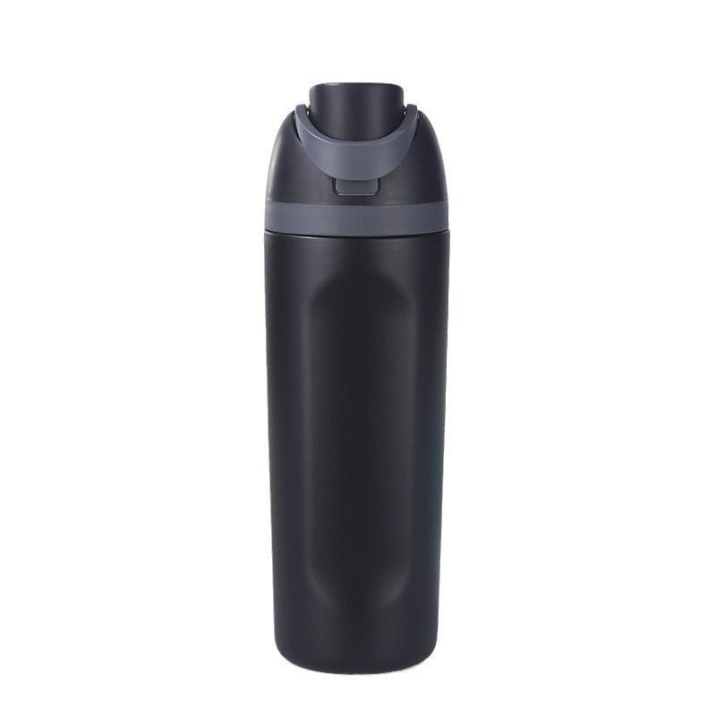 1 Stück Doppelwandiger Getränkebecher Edelstahl Thermosbecher für Männer und Frauen Outdoor-Sportarten Fruchtbecher Hoher Wert mit Seil Hüpfbecher