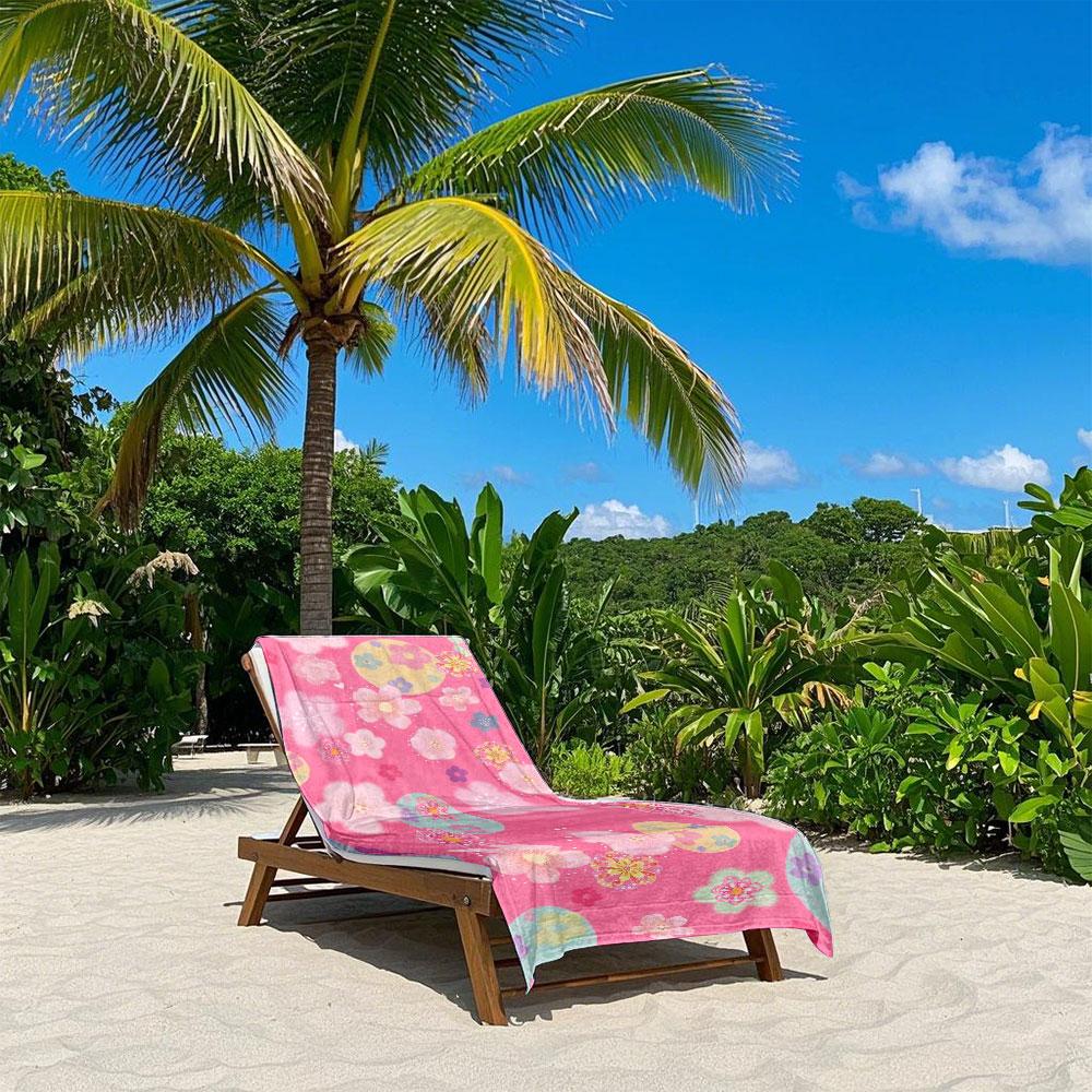 Pink Cherry Blossoms Quick Drying Bath Towel Microfiber beach towel light weight swimming camping yoga beach out