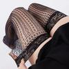 Vintage Sexy Stockings Silicone Anti Slip Fishnet Hosiery Plus Size Women Over Knee Long Socks Erotic Thigh High Lace Stockings