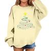 Children's Fashionable Casual Long-sleeved Loose Christmas Print Pullover Sweatshirt