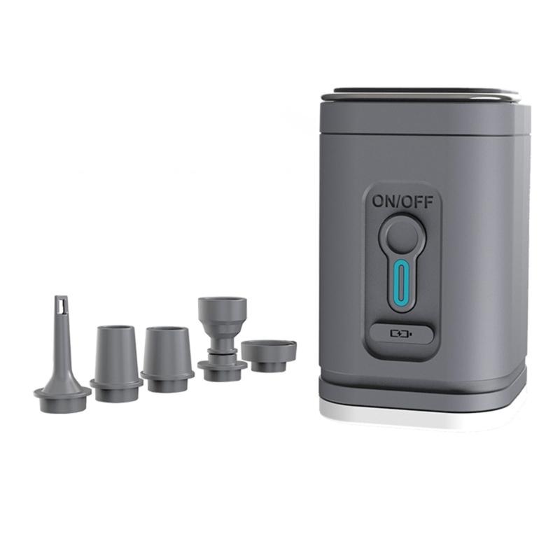 Portable Electric Compressor Wireless Air Pump with Light For Outdoor Activities