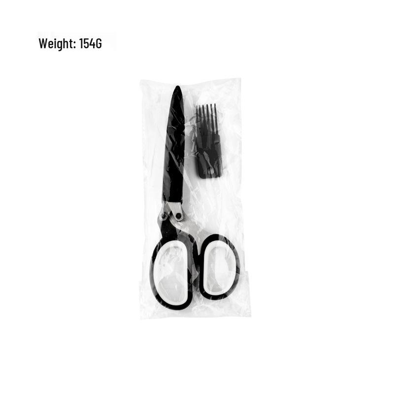 Stainless Steel Multi-Layer Scallion and Vegetable Kitchen Scissors