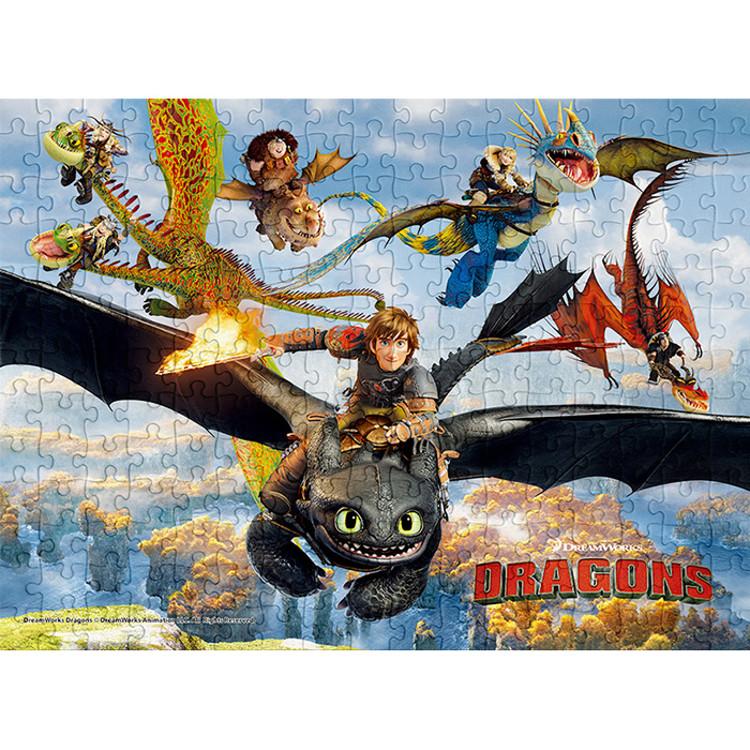 Puzzle de 500 de piese - Cum să-ți antrenezi dragonul 1, popular puzzle coreean