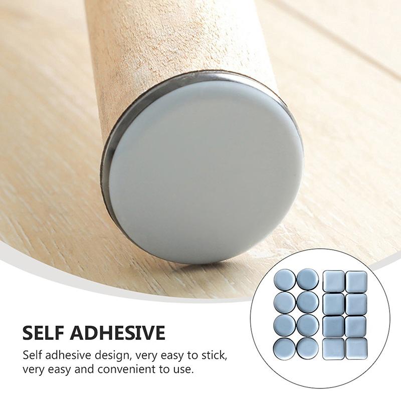 1/4/8/20pcs 19-40mm Furniture Foot Sliders Table Chair Leg Sliders Felt Pad Cabinet Sofa Glides Furniture Accessories Floor Protector
