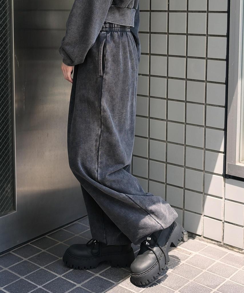 WEGO XS Sumikuro Sweat Pants Women's Wide-Leg