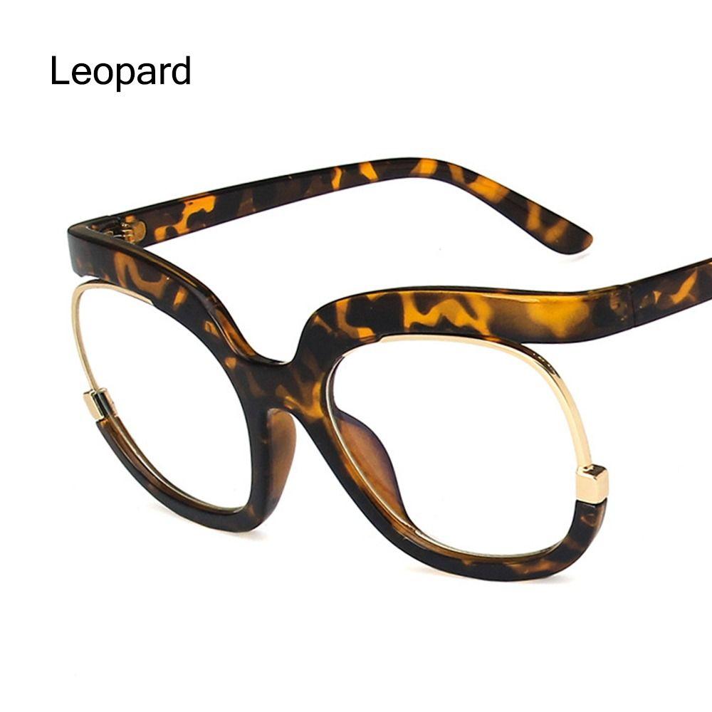 Clear Blue Ray Blocking Eyeglasses Large Glasses Frame Spectacle Frame for Women  Anti-Blue Light Trend Round Eyeglasses