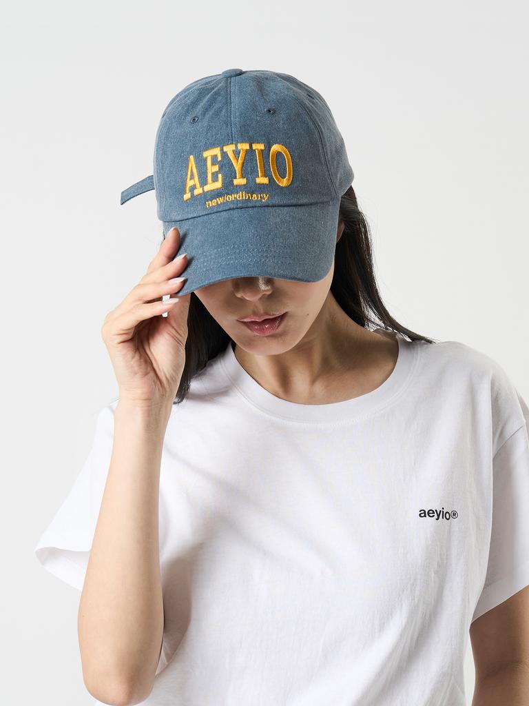 Eiwaioseutyudio Logo Washed City Cap (4 Colors)_Aca4000