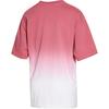 Jordan Fitness Training Gradient Short Sleeve T-Shirt Women Tops Pink White CU6373-101