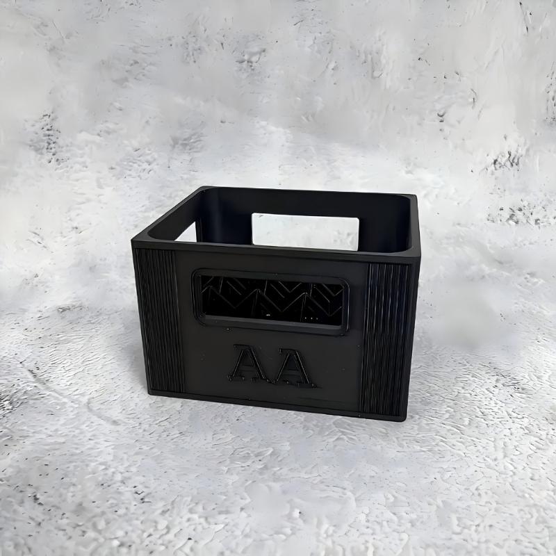 Battery Storage Box Beer Crate Type Battery Organiser With Stackable Design Stores 20 2A Or 30 3A Batteries Box