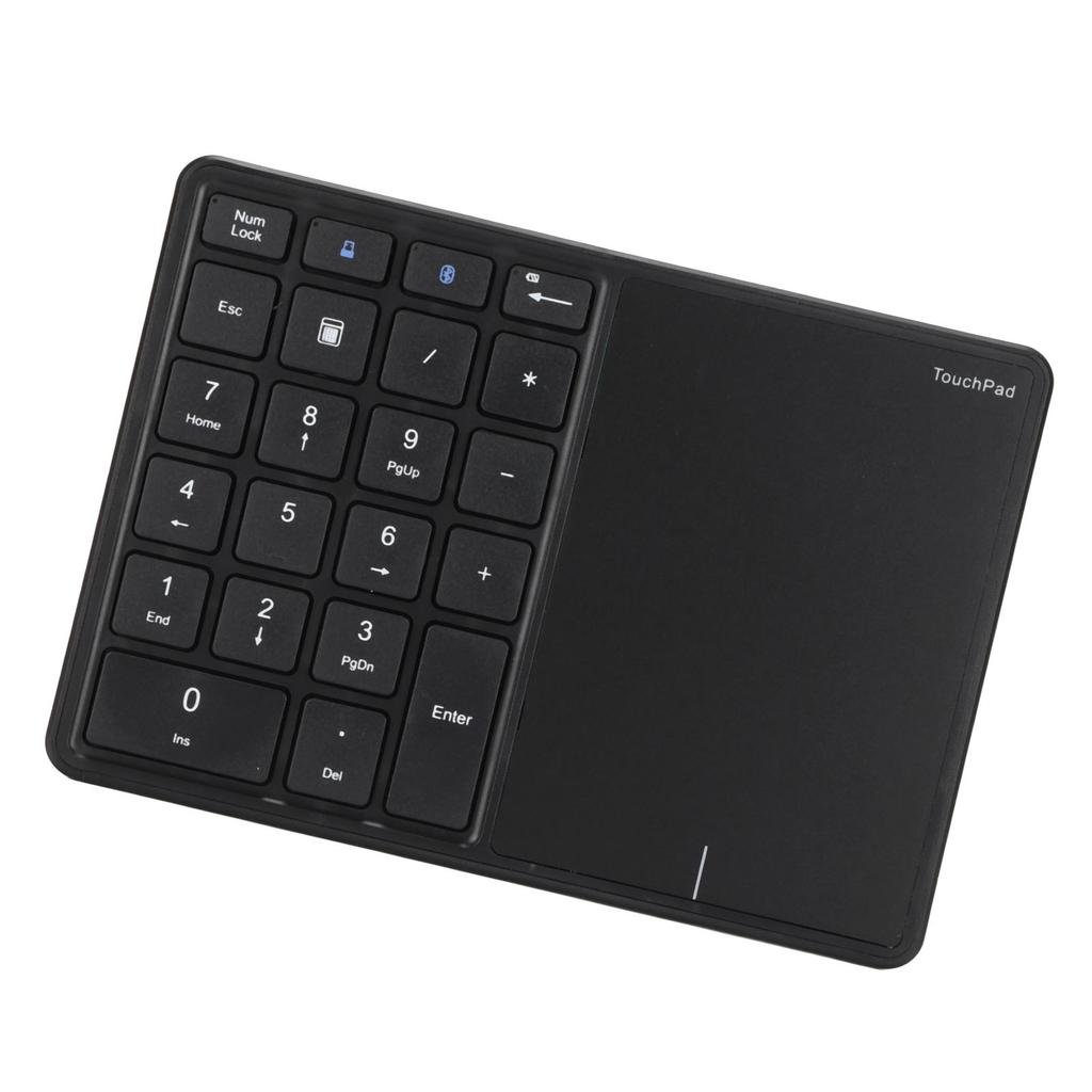 Wireless Numeric Keypad 2.4G 22 Keys Lightweight Portable Type C ABS Number Pad for Study Work