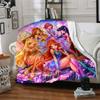 Winx Club Theme Printed Blanket - Perfect for Couch, Bed, Travel & Outdoor Use | Machine Washable, Cozy & Durable.