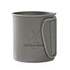 Captain Stag (CAPTAIN STAG) Outdoor Cup/Mug/Tumbler, Single Mug, 300ml, Folding Handle, Lightweight, Titanium, Made in Japan, Tsubame-Sanjo, UH-4502