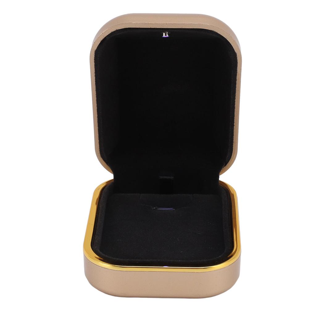 LED Light Pendant Box Necklace Display Case Waterproof Large Capacity LED Light Necklace Holder Storage Case