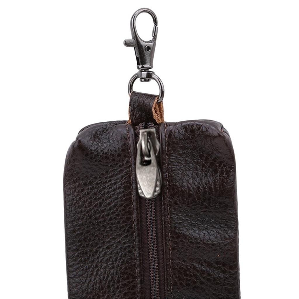 Car Key Organizer Wallet for Men Women Compact Zipper Key Case Housekeeper Key Pouch