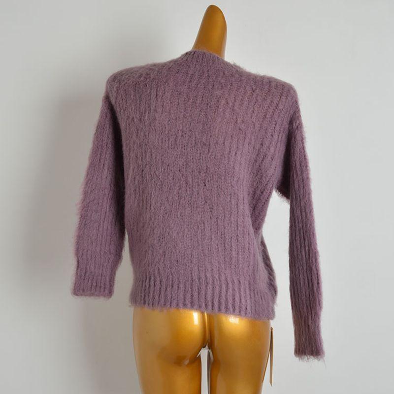 Fall and Winter New Arrival Soft Glutinous Rice Idle Style Pullover Loose Sweaters Women's Clothing Mohair Knitwear Long Sleeves Tops