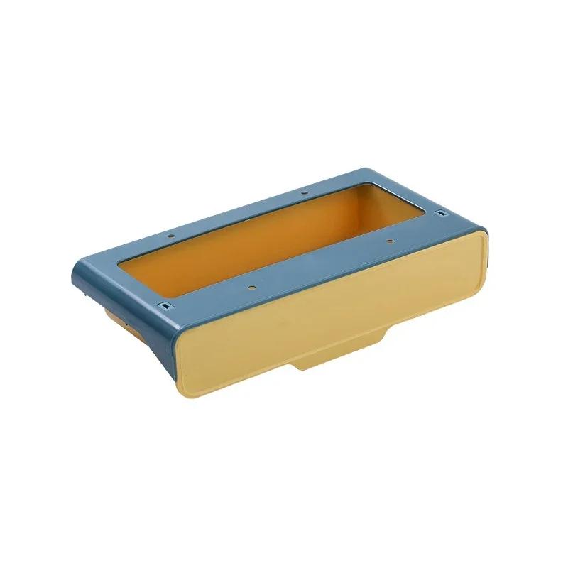Self-Adhesive Storage Drawer Punch-free Under Desk Storage Box Hanging Organizer School Stationery Case Pencil Tray Holder 2025