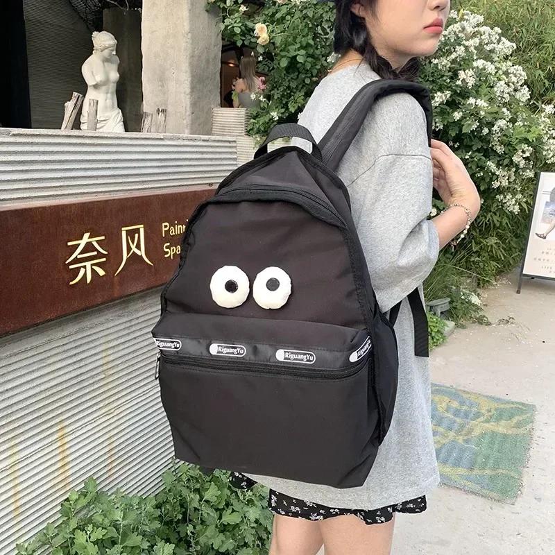 Casual solid internal compartment softback backpacks high-quality bags for women internal zipper pocket nylon backpacks